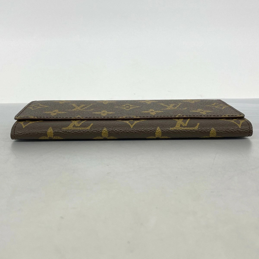 Louis Vuitton BrownLadies Monogram Credit Wallet Portefeuille Long Cartes Brown